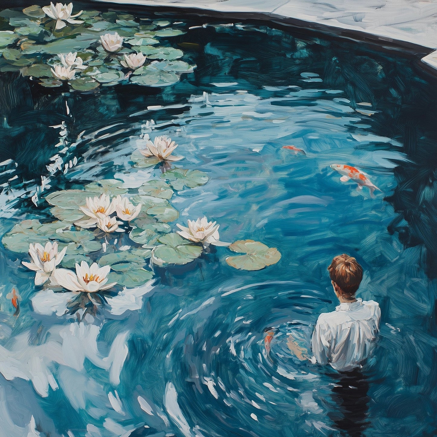 Abstract wall art, high-quality giclee print with vibrant colors and fine details, perfect for modern home decor