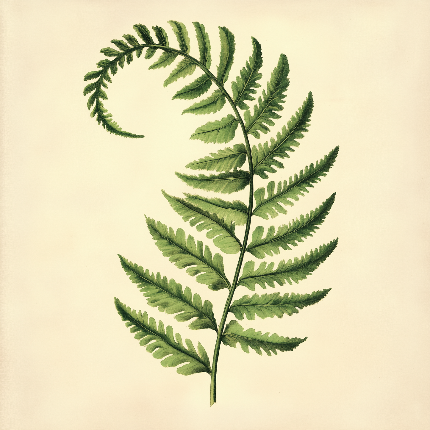 wall art abstract high quality giclee print nature fern plants wall decor