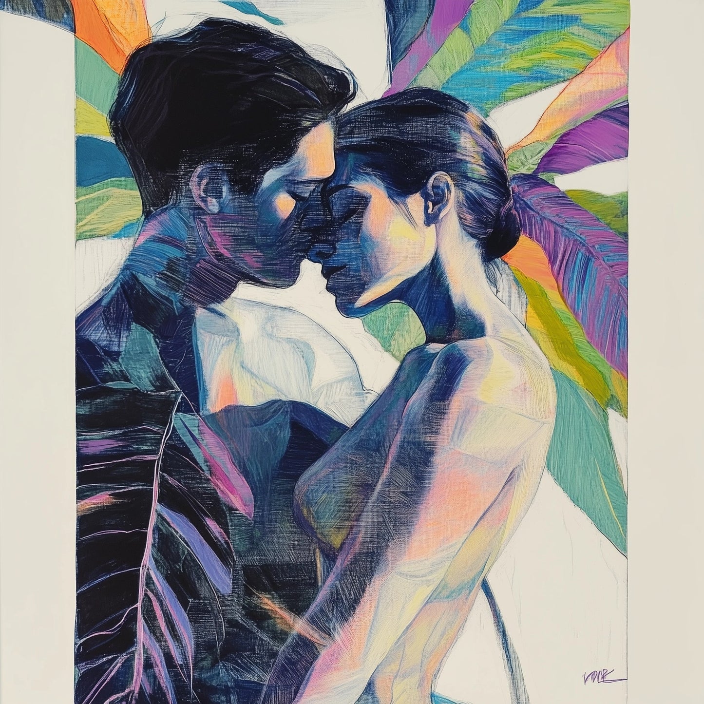 wall art abstract high quality giclee print