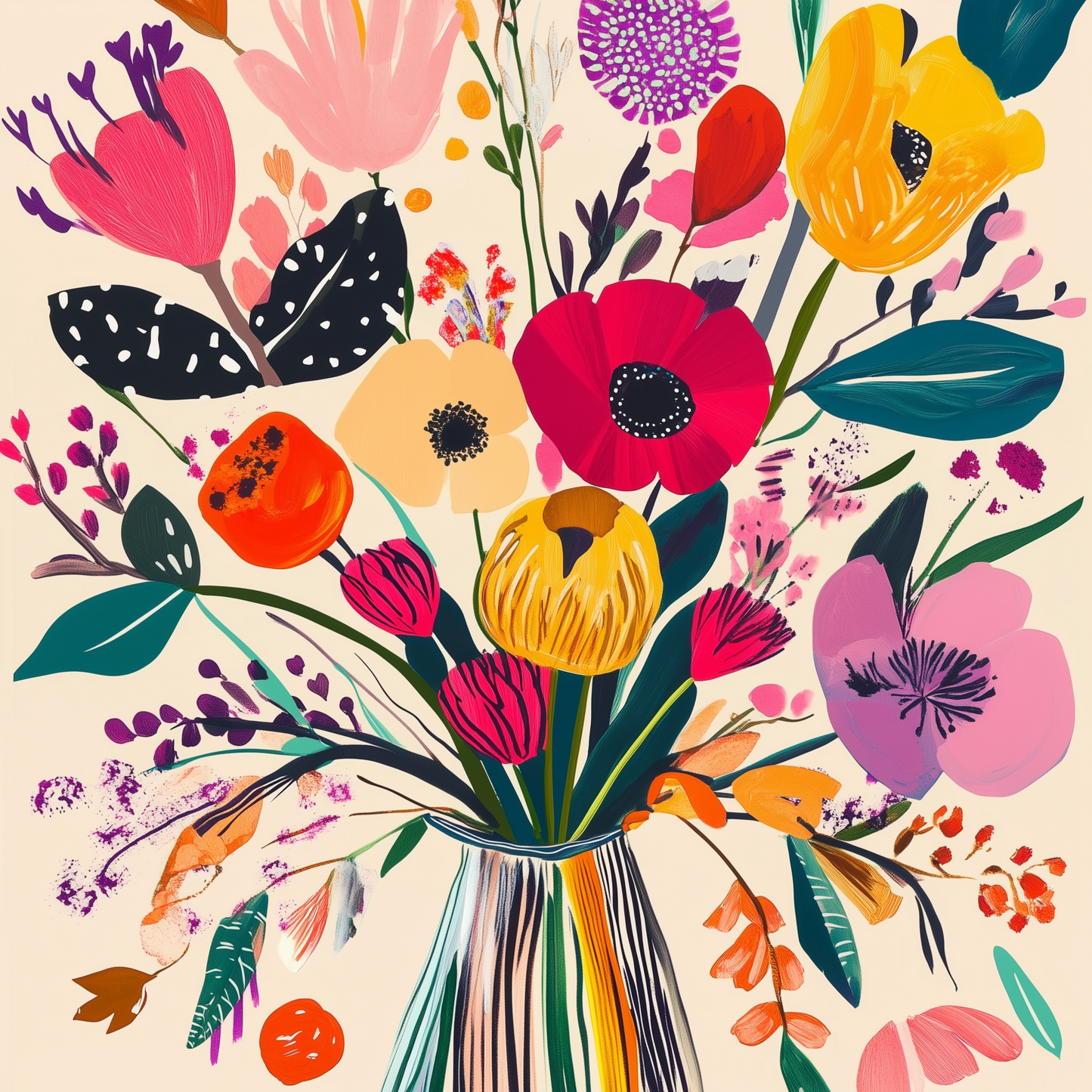 wall art abstract high quality giclee print