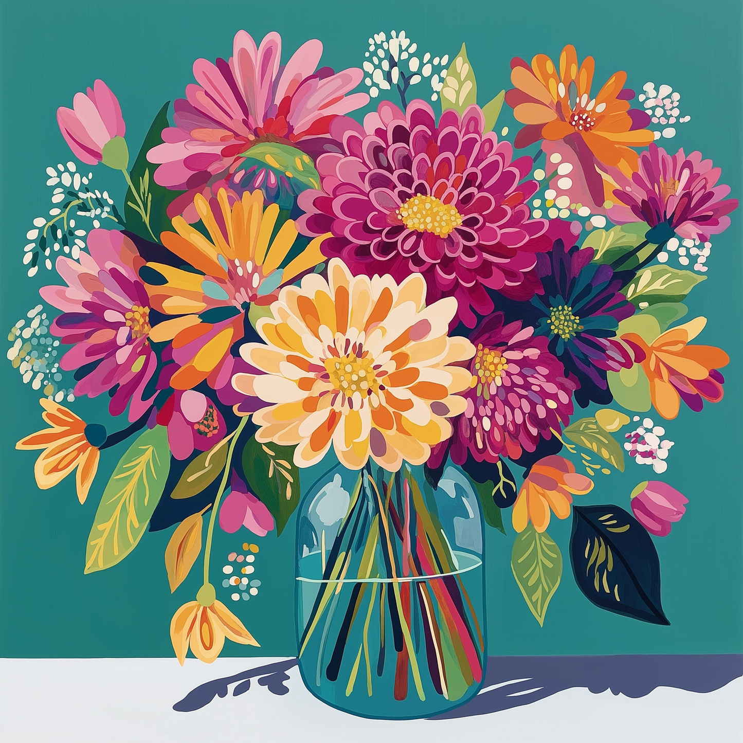 wall art abstract high quality giclee print