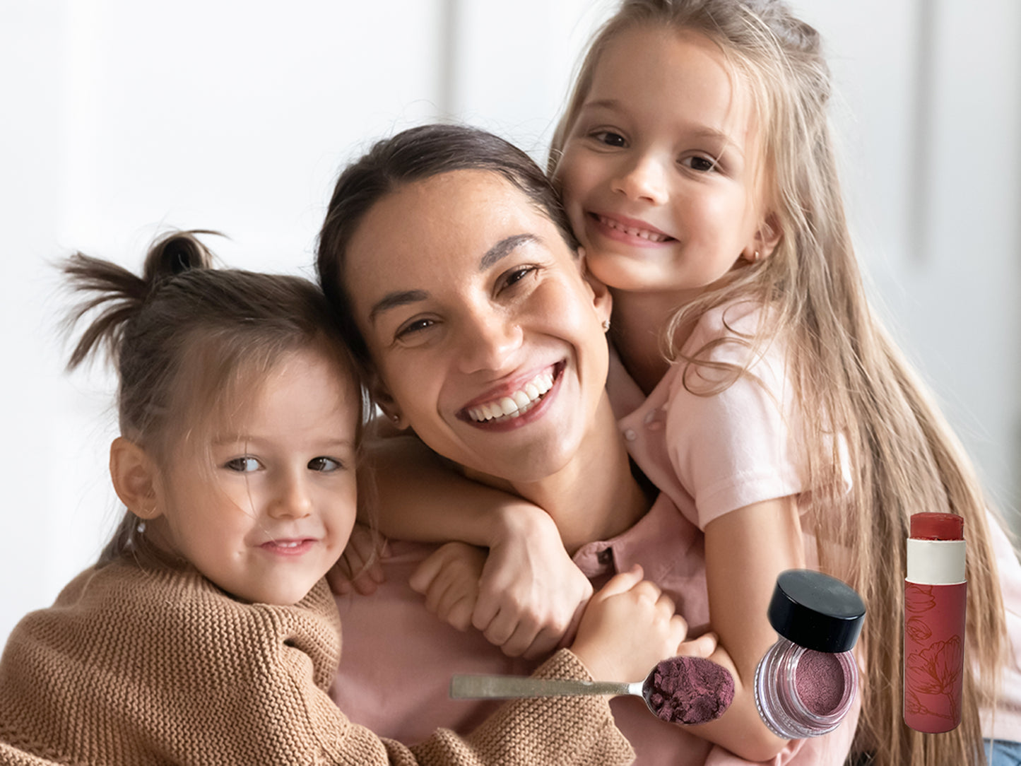 Kids and adults enjoying DIY lip balm and gloss making with Fleur Du Bien kit, perfect family-friendly sustainable craft activity