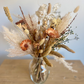 Natural Dried Flower Bouquet 40 Stems, Pampas Grass Decor Mix Bouquet, Decorative Boho Flowers for Vase DIY Crafts Real Flower Arrangements