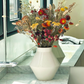 Eternal Embrace Natural Dried Flower Bouquet 40 Stems, orange with red roses, natural lavender, bunny tails grass, and more. Mix Bouquet, Decorative Boho Flowers for Vase DIY Crafts, Real Flower Arrangements for Home Party Office Wedding Decorations