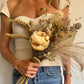 Natural Dried Flower Bouquet 40 Stems, Pampas Grass Decor Mix Bouquet, Decorative Boho Flowers for Vase DIY Crafts Real Flower Arrangements