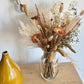 Fleur Du Bien Hope Natural Dried Flower Bouquet 40 Stems, Pampas Grass Decor Mix Bouquet, Decorative Boho Flowers for Vase DIY Crafts Real Flower Arrangements