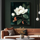 Magnolia Framed Wall Art Prints, Decorative Wall Art for Home Decor Nature Landscape Room Decor