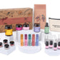 Fleur Du Bien Lip Gloss and Lip Balm DIY Kits for Adults 31 Pieces Vegan Lip Balm and Lip Gloss Making Kit Hydrating Lip Balm Starter Kit
