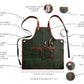 Adjustable neck and waist straps on Fleur Du Bien eco-friendly apron
