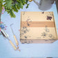 Fleur Du Bien Garden Tool Set Packaging – eco-friendly, recyclable materials, perfect gardening gift for birthdays, Christmas, and housewarming. Includes a cotton bag