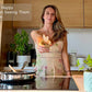 Fleur Du Bien Indoor Herb Garden Starter Kit grown herbs displayed on a kitchen windowsill
