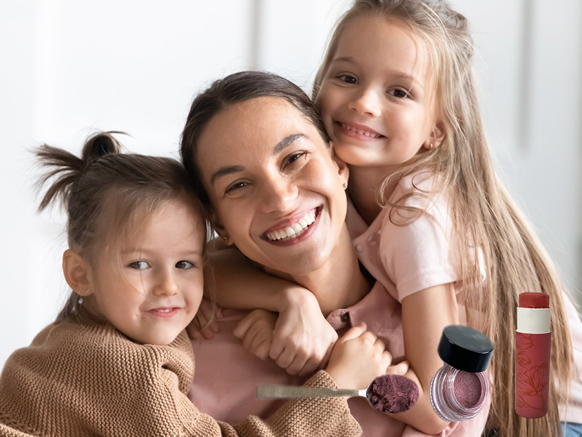 Kids and adults enjoying DIY lip balm and gloss making with Fleur Du Bien kit, perfect family-friendly sustainable craft activity