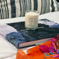 Soy wax candle with perfumist-crafted lavender scent from Fleur Du Bien Lux Lavender Kit – create relaxing spa ambiance at home for mindfulness and stress relief