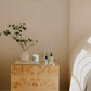 Fleur Du Bien Lux Lavender Gift Basket styled on a French-inspired table – perfect gift for women, housewarming, birthdays, or eco-conscious luxury self-care