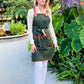 Fleur Du Bien Premium Eco-Friendly Apron front view, durable and stylish for kitchen and gardening